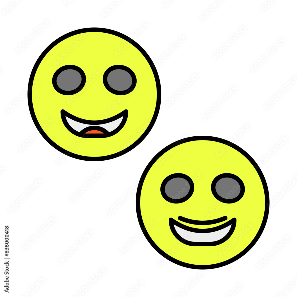 Fototapeta premium Emojis Icon Design