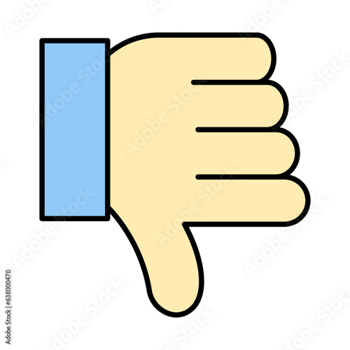 Thumbs Down Icon Design