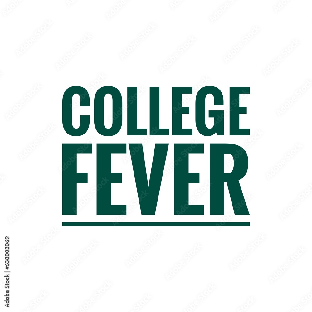 ''College Fever'' University Lettering, Ideal for Web Design ''College Fever'' University Lettering, Ideal for Web Design