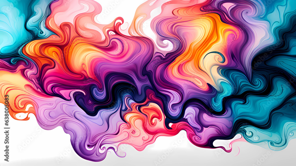 Fototapeta premium abstract colorful background with flames