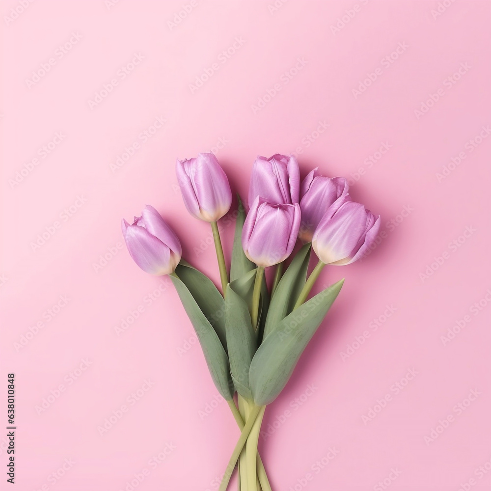 Pink Enchantment with Tulips: Color Burst in Bloom Pink Enchantment with Tulips: Color Burst in Bloom