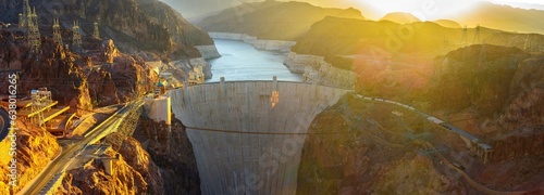 Unveiling Nature's Impact: 4K Video of Hoover Dam with Remarkably Low Water Levels