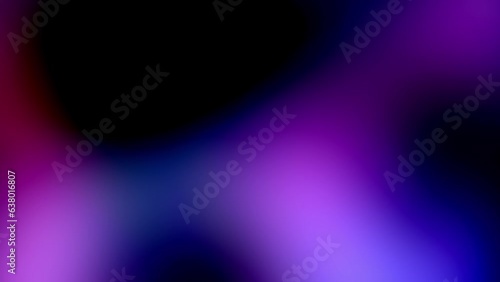 Vibrant lights. Bright blue purple pink red flowing gradient on black background. Dynamic motion. Neon glow bright color transitions. Flash light on dark backdrop for cover web banner. Fluid animation