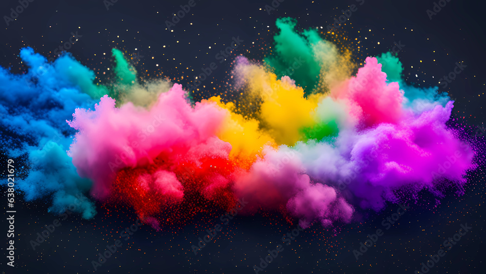 abstract colorful background with splashes abstract colorful background with splashes