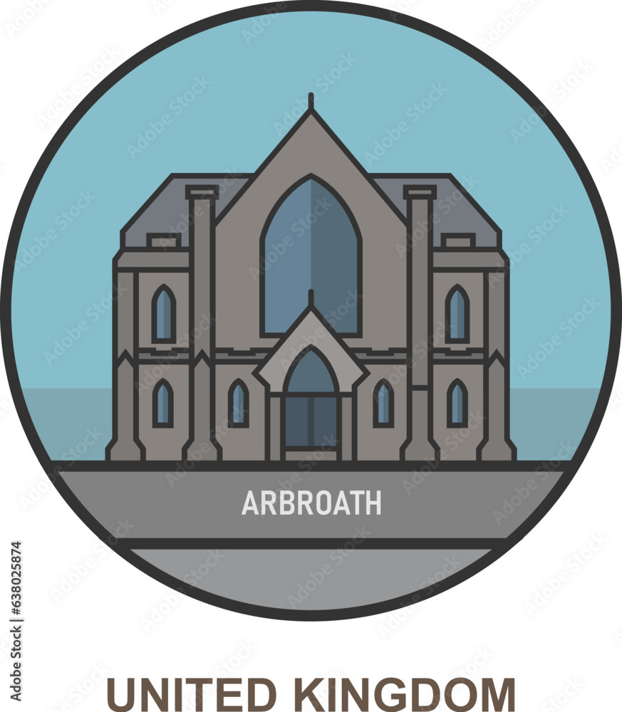 Arbroath. Cities and towns in United Kingdom