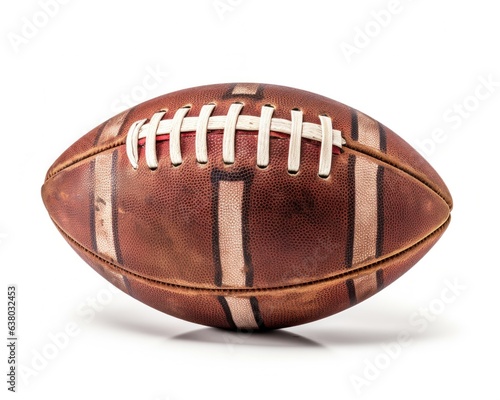 American football ball isolated