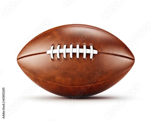 American football ball isolated
