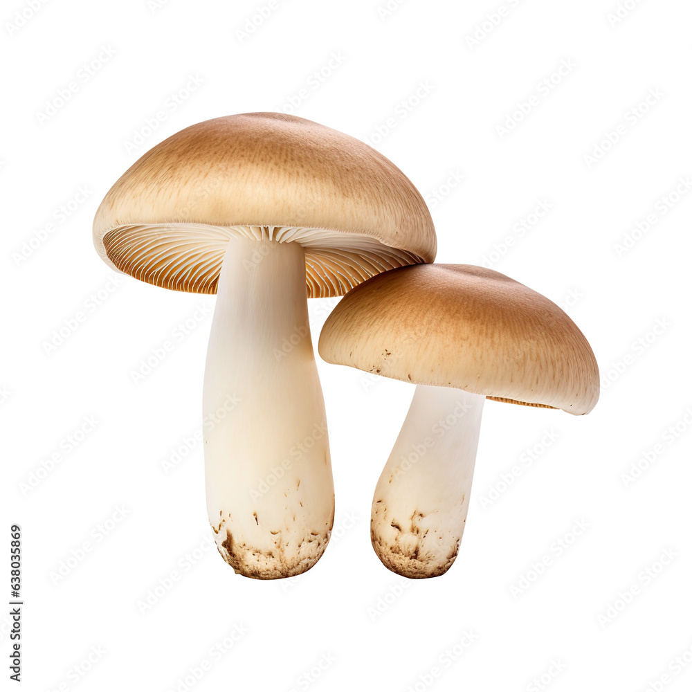 mushrooms isolated on white background mushrooms isolated on white background