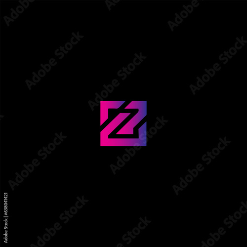 cube z letter concept logostyle photo