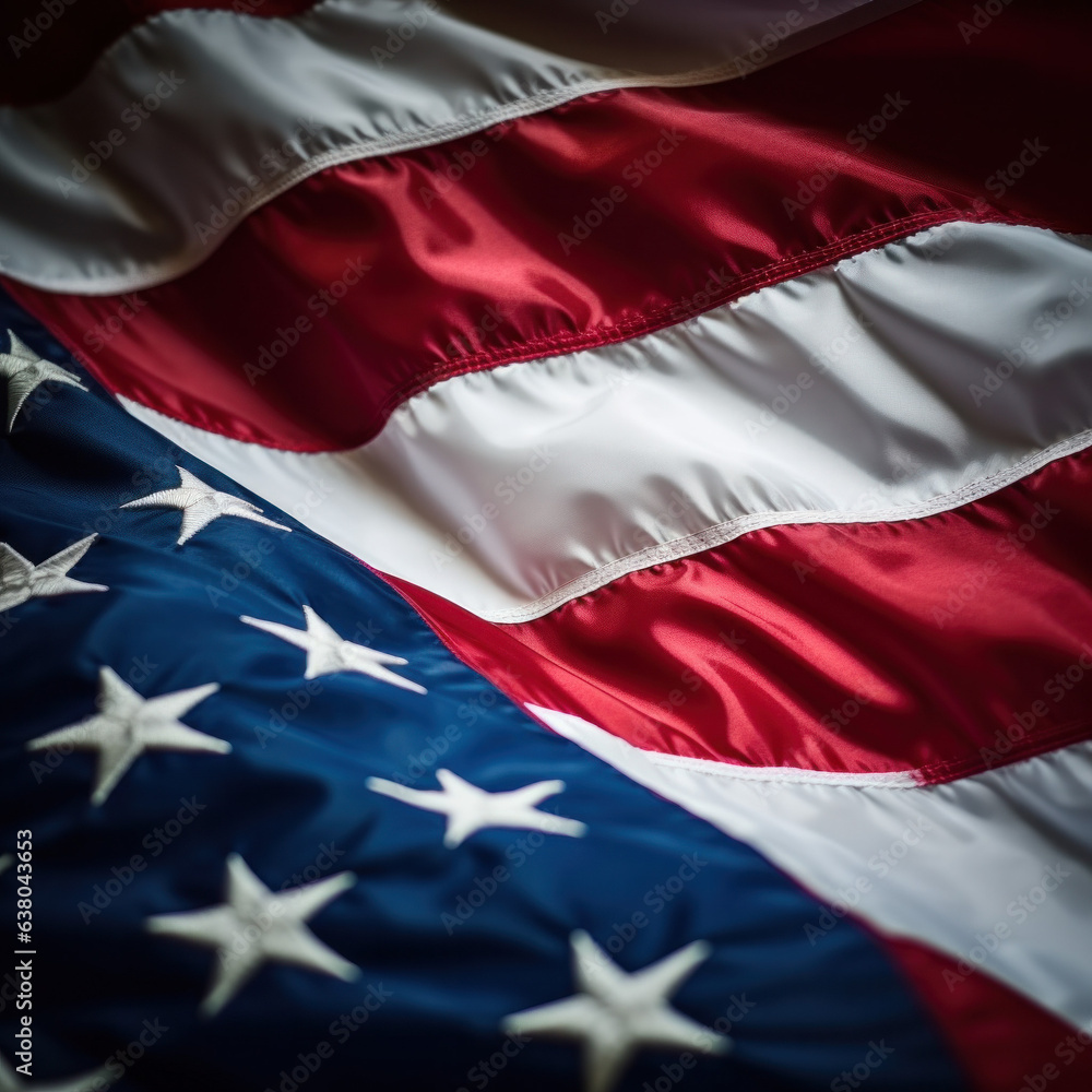 American flag (AI Generated) 