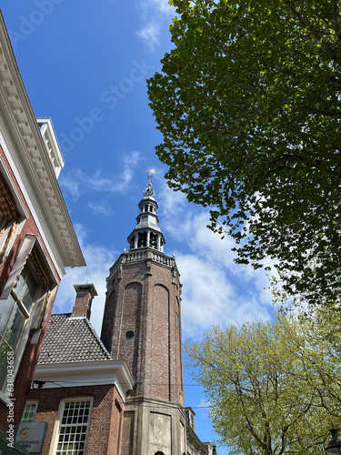 Cityhall tower in Harlingen