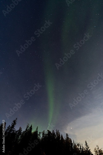 Northern Lights Seen Near Yellowknife  Northwest Territories  Canada