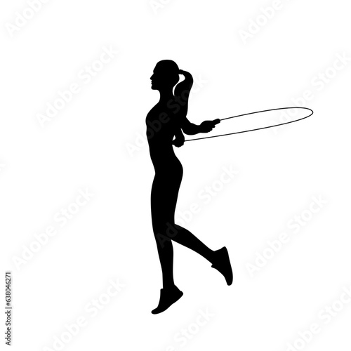 jump rope silhouette
