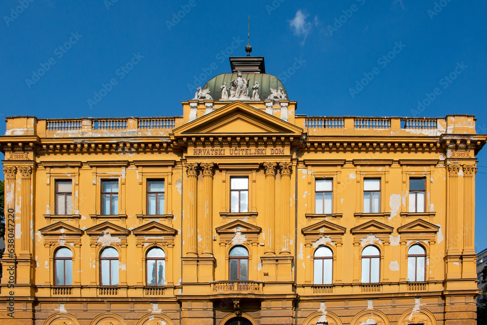 Obraz premium Croatian School Museum (Hrvatski školski muzej) Zagreb in the state of Zagreb Croatia