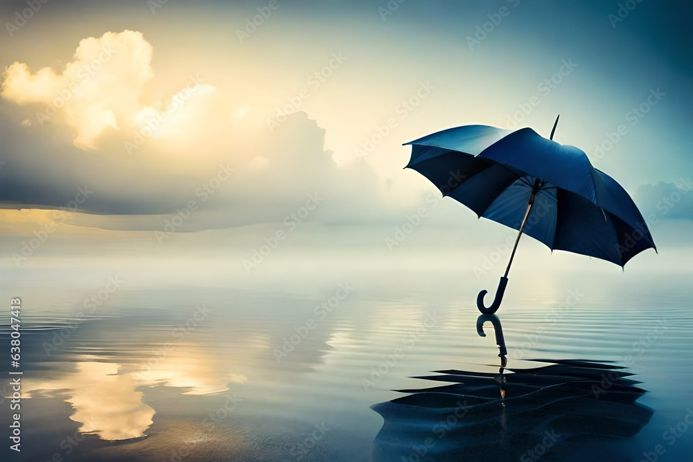   umbrella in the beach