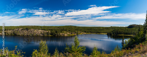 Beautiful Hidden Lakes Territorial Park along Ingraham Trail near Yellowknife, Northwest Territories, Canada photo