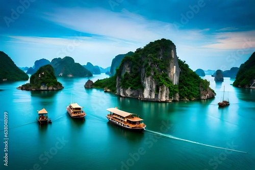 Halong Bay in Vietnam travel picture © sarmad