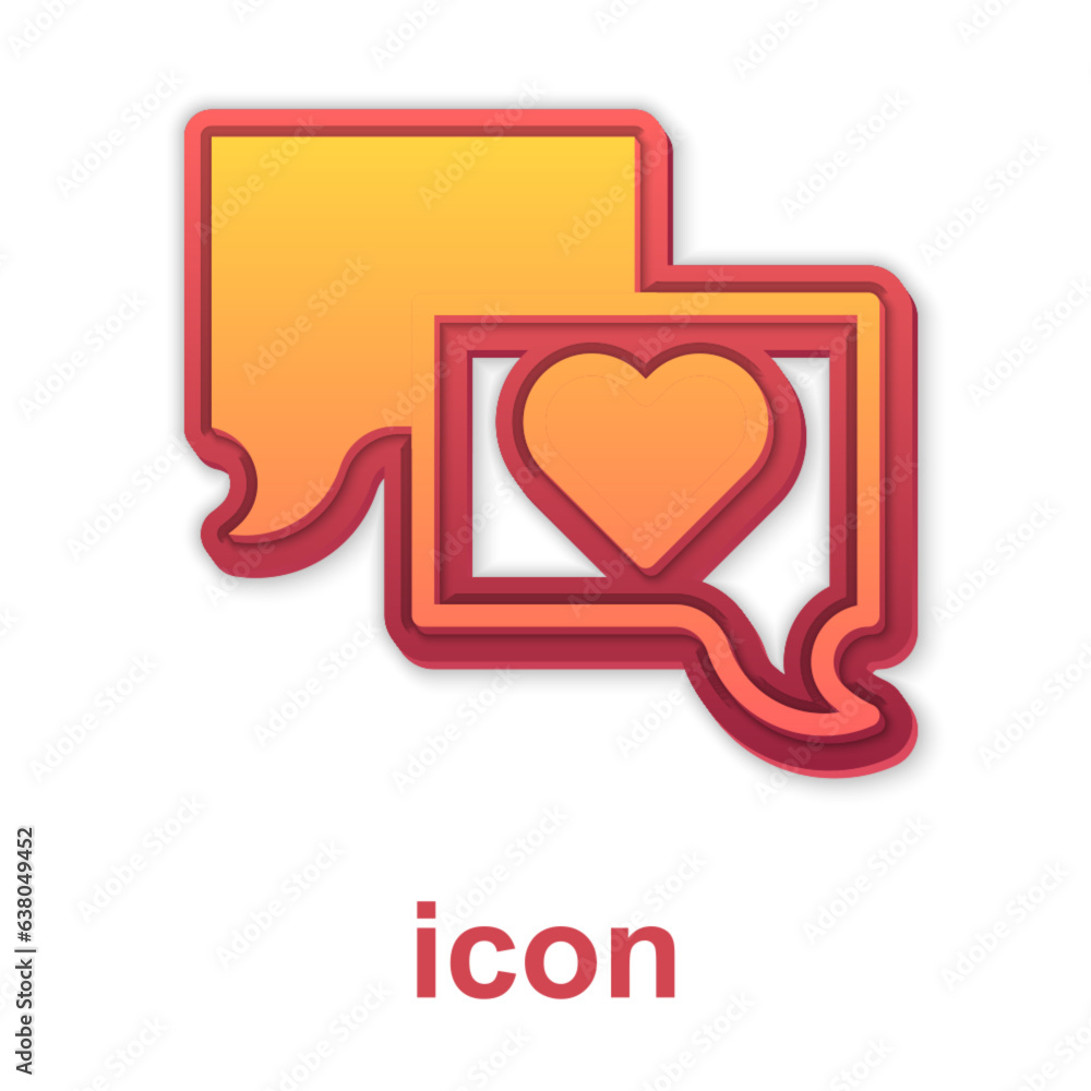Gold Speech bubble chat icon isolated on white background. Message icon. Communication or comment chat symbol. Vector Gold Speech bubble chat icon isolated on white background. Message icon. Communication or comment chat symbol. Vector
