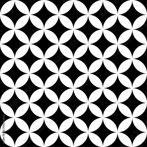 black and white seamless pattern