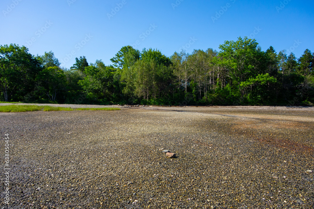 A bay during low tide in Harpswell, Maine. A bay during low tide in Harpswell, Maine.