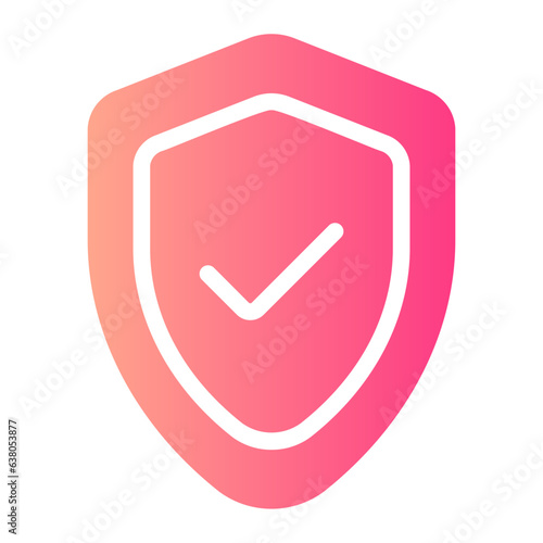 shield gradient icon