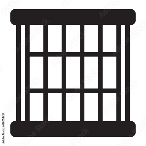 jail glyph icon