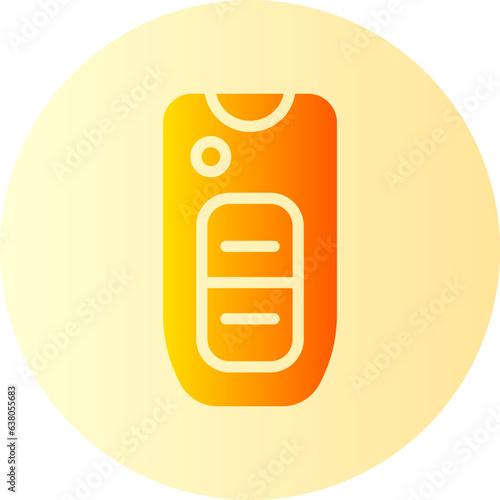 car key gradient icon