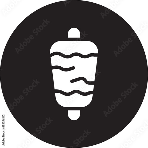 doner kebab glyph icon