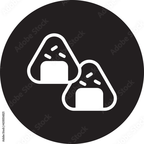 onigiri glyph icon