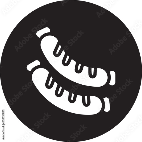 sausage glyph icon