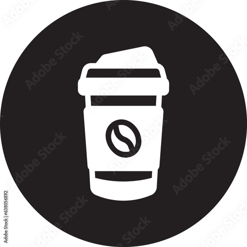 coffee cup glyph icon