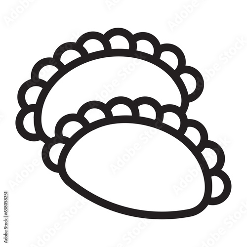 pastry line icon