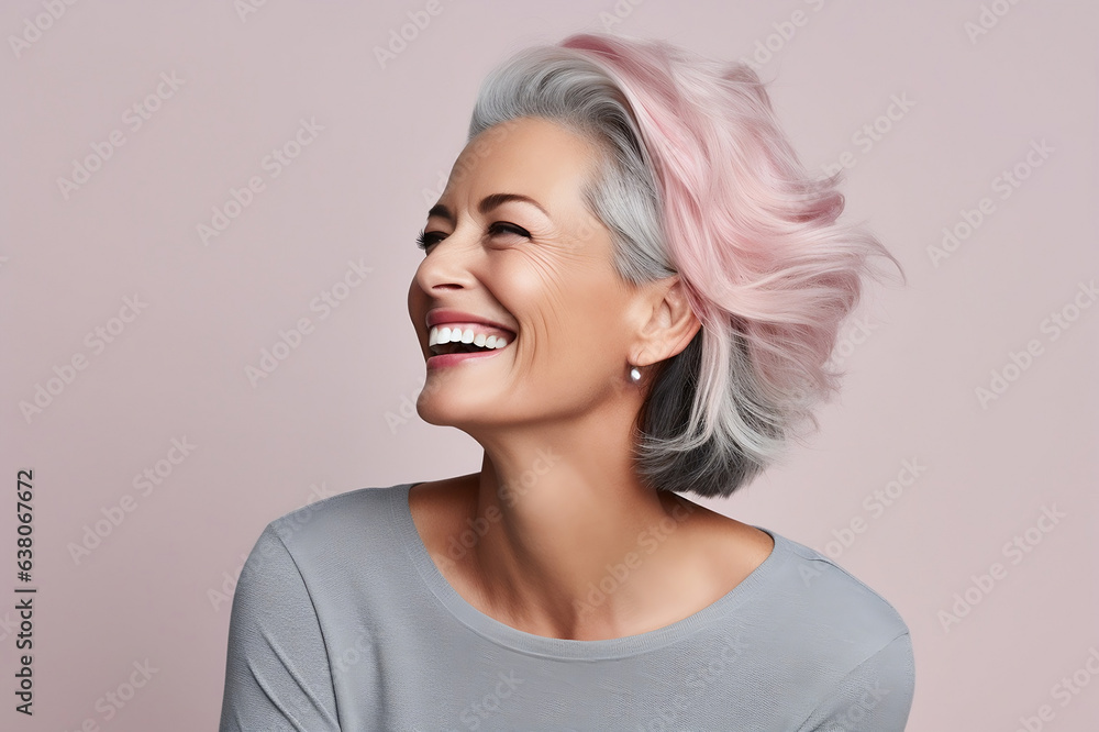 Gorgeous woman 50s_mid_age, smiling expression. Gorgeous woman 50s_mid_age, smiling expression.