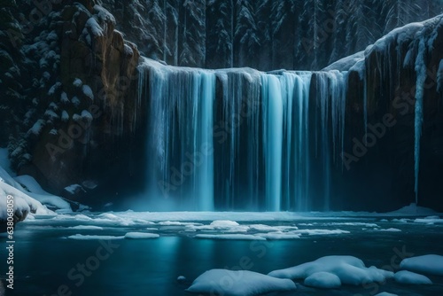 waterfall in the mountains © Jigxa
