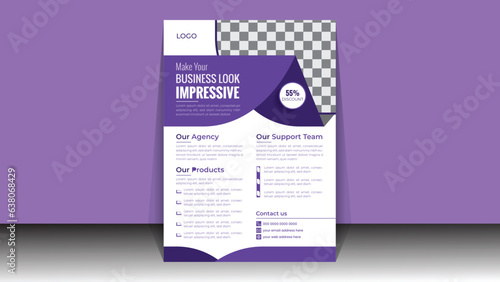 Flyer Design. Modern and stylish design.