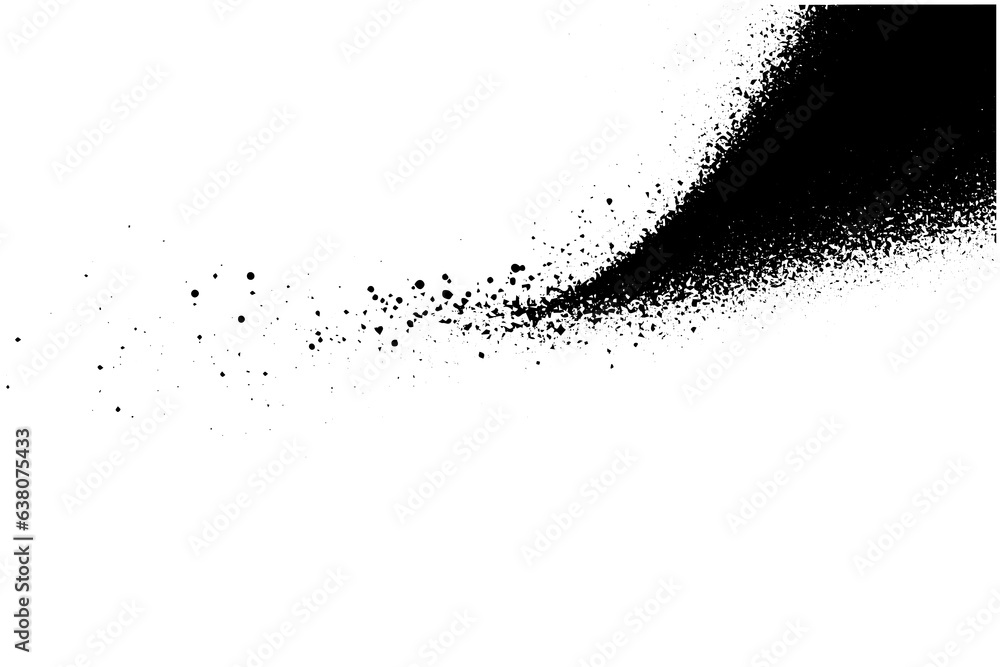 Gritty gravel texture. Gradient halftone overlay backdrop. Monochrome abstract splattered design vector background. Gritty gravel texture. Gradient halftone overlay backdrop. Monochrome abstract splattered design vector background.
