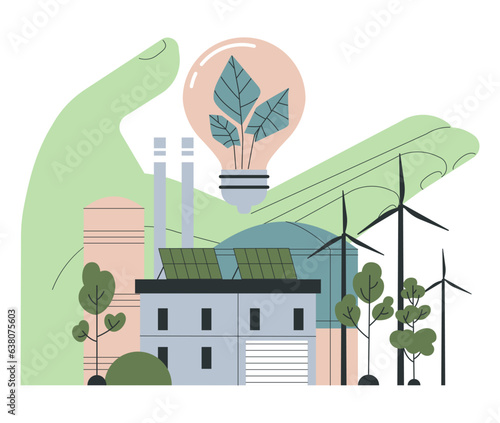 Environment protection and reduction of carbon footprint. Company
