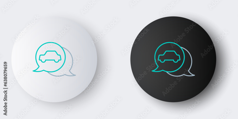 Line Car service icon isolated on grey background. Auto mechanic service. Repair service auto mechanic. Maintenance sign. Colorful outline concept. Vector Line Car service icon isolated on grey background. Auto mechanic service. Repair service auto mechanic. Maintenance sign. Colorful outline concept. Vector