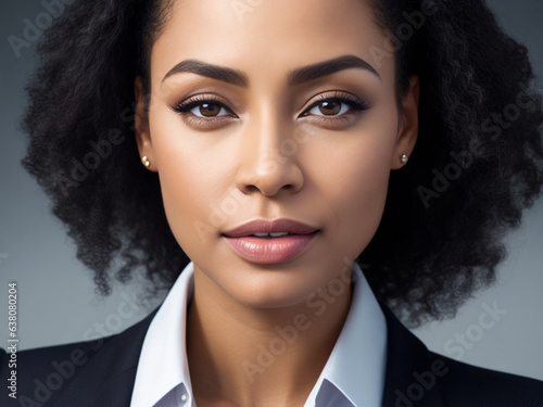 Afro American business woman