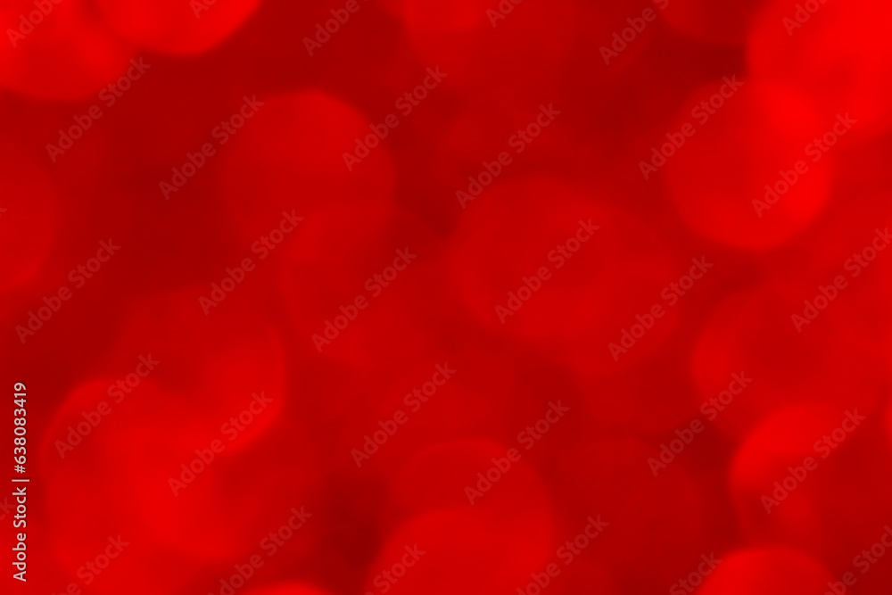 Red bokeh texture background.  Christmas, New Year, Valentine, Chinese New Year and all celebration background concepts.