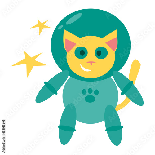 Cat in a spacesuit