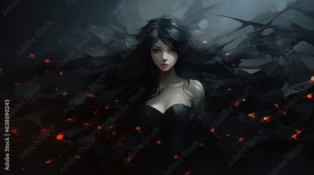 Wallpaper - Dark Fantasy Desktop Wallpaper Stock Photo | Adobe Stock