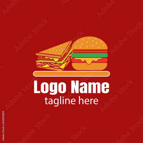 Fast food logo design