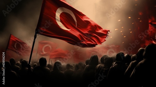 Turkey flag image free hd wallpaper