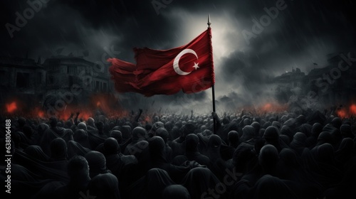 Turkey flag image free hd wallpaper