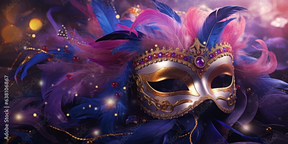 Carnival mask background