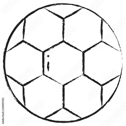 Hand drawn Soccer Ball icon