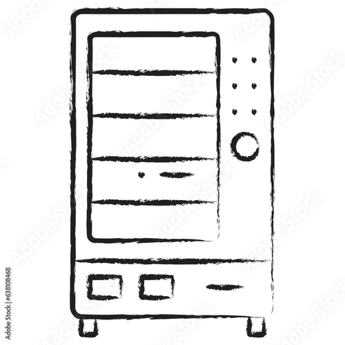 Hand drawn Vending Machine icon