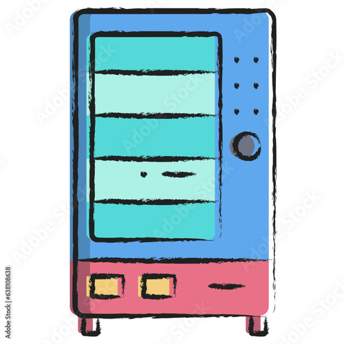 Hand drawn Vending Machine icon