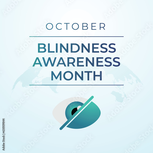 Blindness awareness month design template good for celebrations. Ribbon design template. flat ribbon. vector eps 10.